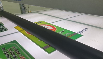 Adhesion roller (Film attachment)